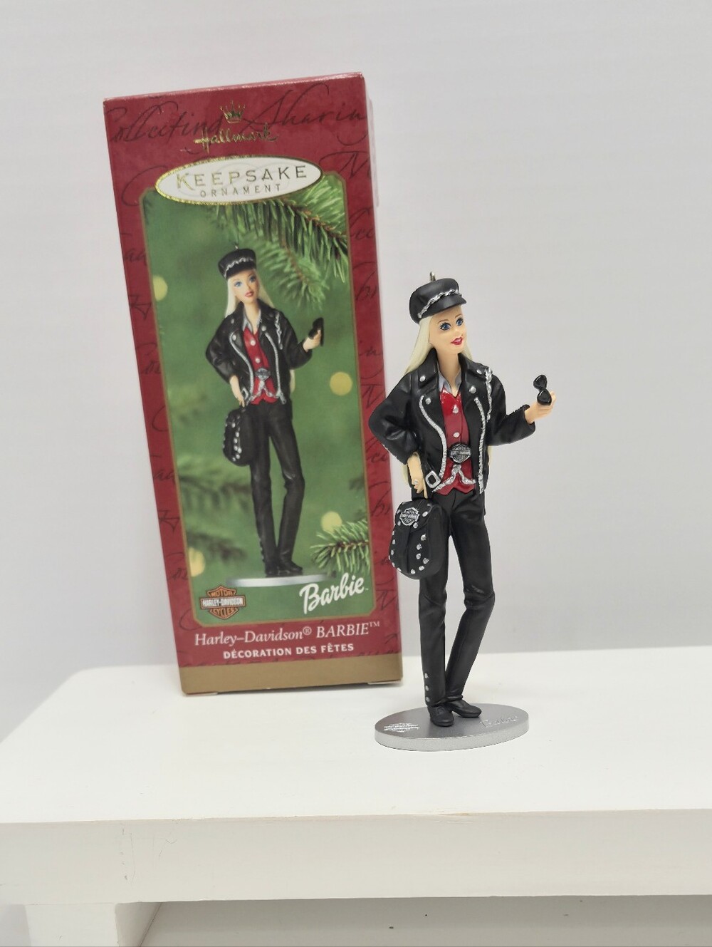 Hallmark Barbie Harley Davidson Keepsake Christmas Ornament 1999
